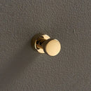 DecorBites™ Brass Wall Mount Robe Hooks for Bathroom and Door - Towel, Hat, Coat Holder