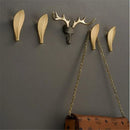 DecorBites™ Brass Wall Mount Robe Hooks for Bathroom and Door - Towel, Hat, Coat Holder