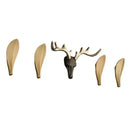 DecorBites™ Brass Wall Mount Robe Hooks for Bathroom and Door - Towel, Hat, Coat Holder