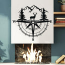 Deer Compass Sign