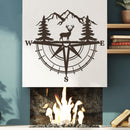 Deer Compass Sign
