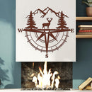 Deer Compass Sign