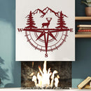 Deer Compass Sign