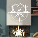 Deer Compass Sign