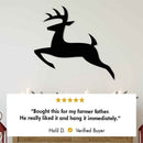 DEER Silhouette Metal Wall Decor