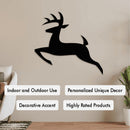 DEER Silhouette Metal Wall Decor