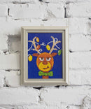 Deer WD304 5.9 x 7.9 inches Wizardi Diamond Painting Kit