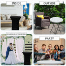 32 Inch Bar Height Folding Cocktail Tables Removable Legs
