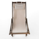NIKKI BEACH SLING CHAIR - BEIGE(set of 2)