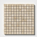 Delicate Beige Polished 1x1 Marble Mosaics 12x12