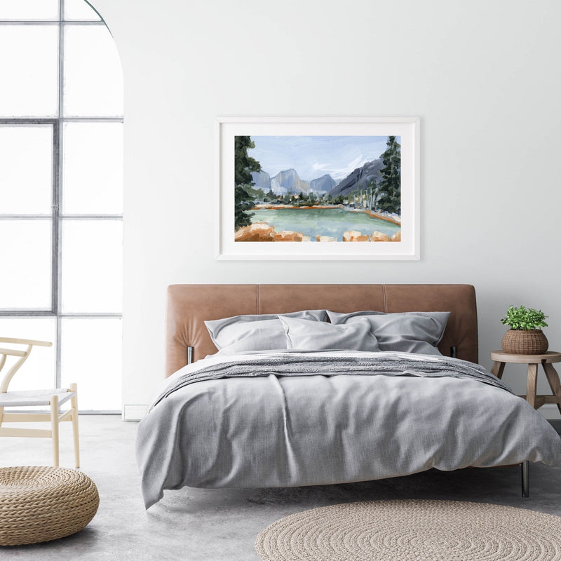 "Delta Lake" Art Print