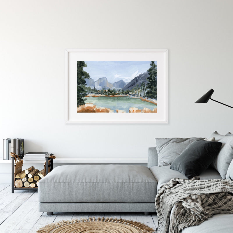 "Delta Lake" Art Print