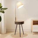 Derina Floor Lamp with Side Table