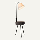 Derina Floor Lamp with Side Table
