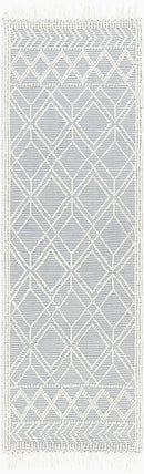 Ramsbury Denim Blue Wool Rug