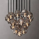 Boule De Cristal Round Cluster Smoke Crystal Chandelier