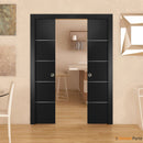 Planum 0020 Matte Black Barn Door Slab