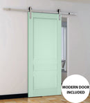Veregio 7411 Oliva Barn Door and Silver Finish Rail