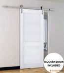 Veregio 7411 Matte White Barn Door Slab