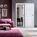 Veregio 7411 Matte White Barn Door Slab