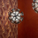 Designer luxury chalice gold petal pendant light for living room