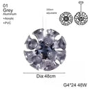 Designer luxury chalice gold petal pendant light for living room
