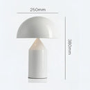 Designer mushroom desk lamp black & gold pencil light bedroom