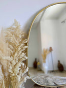 Asymmetrical Mirror - Irregular Brass Wall Mirror