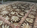 13' X 16' Vintage Handmade Peshawar Oushak Wool Rug Carpet Nice