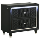Lorient 4-piece Eastern King Bedroom Set Black