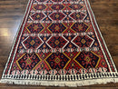 Caucasian Kilim Rug 5x7, Vintage Russian Flatweave Kilim Carpet, Tribal Bohemian Kilim Rug