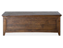 Bay Creek - Lift Top Storage Cocktail Table With Casters - Toasted Nutmeg