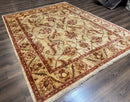 Indian Mahal Rug 7x9, Traditional Wool Carpet