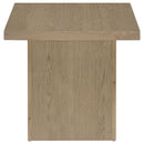 Devar 3-piece Square Cocktail Coffee End Table Set Latte