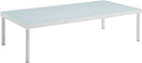 Harmony Aluminum Outdoor Sectional Sofa Set White Cushions