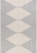 Stephan Blue & Cream Outdoor Rug