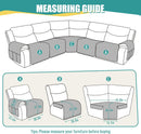 Extra Large Waterproof Recliner Sectional Cover Chocolate