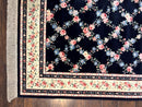 Karastan Rug 8' 8" x 12" Garden of Eden Collection Ebony Trellis