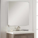 Ockenfels Modern Arched Silver Gray Wall Mirror