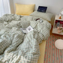 Diamond jacquard duvet cover cream bedroom skin friendly bedding
