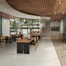 Diamond White Matte Terrazzo Look Porcelain Tiles 12x24
