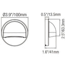Die-Cast Aluminum Deck Light – Modern Outdoor Lighting Fixture