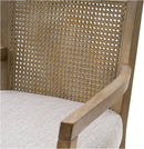 Counter Stool With Cane Back And Upholstered Seat Kitchen