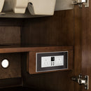 James Martin Amberly 48" Dual Mount Single Bathroom Vanity, Mid-Century Walnut