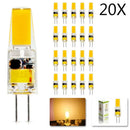 Dimmable g4 led bulb clear glass with yellow tip for living room lights