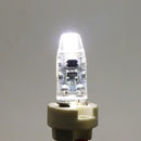 Dimmable g4 led bulb clear glass with yellow tip for living room lights