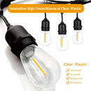 Dimmable led filament warm white outdoor bulbs 5 pack garden light