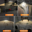 Dimmable led motion sensor magnetic white strip light kitchen