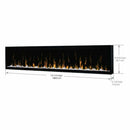 Dimplex IgniteXL 74-Inch Premium Built-In Linear Electric Fireplace With Integrated Heater Fan [XLF74] (SAK14736)