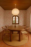 Pool Side Wallpaper, tan and blush